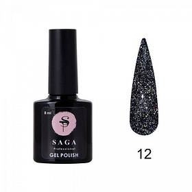 Світловідбивний гель лак SAGA FIERY No12 (8 мл)