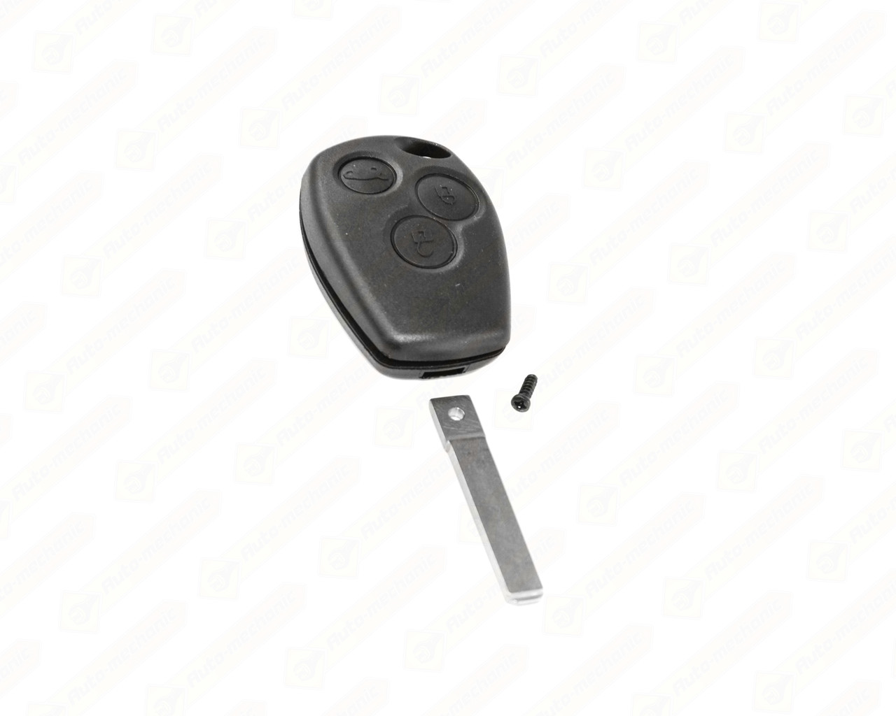 Корпус ключа з язичком, на 3 кнопки на Renault Trafic II, Master II, Nissan Interstar, Master III - PG351A, фото 1