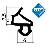 Ущільнювач для пластикових вікон Veka, фото 3