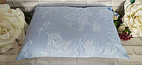 Подушка для сна 50х70 см наполнитель холофайбер ткань хлопок тик антиалергенная Х-570