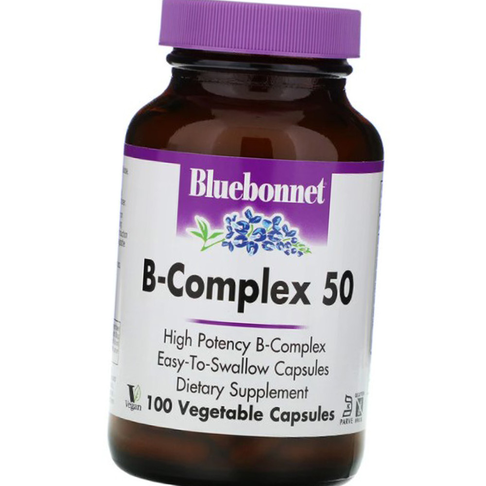 Вітамін Б комплекс Bluebonnet Nutrition B-Complex 50 100 veg caps