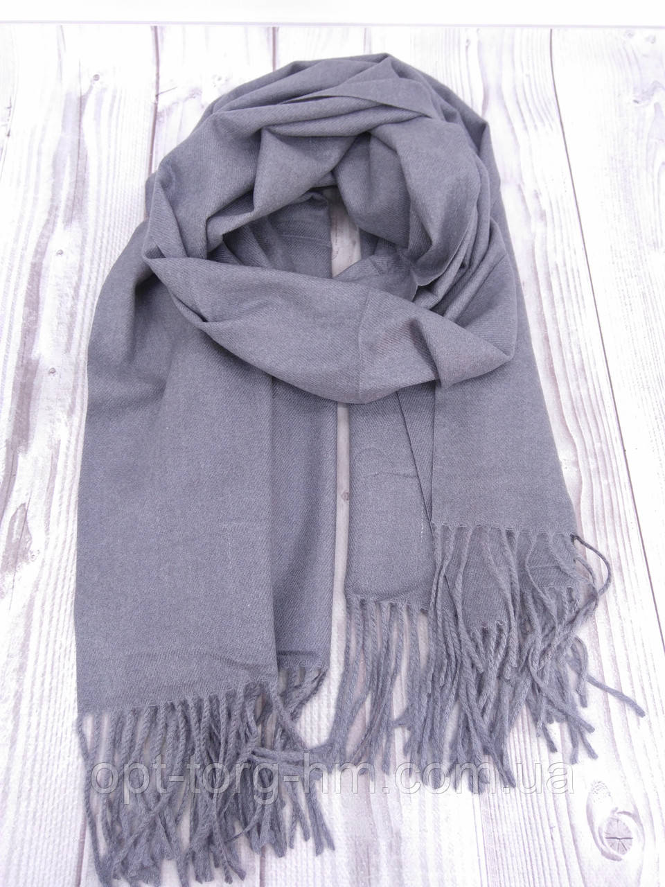 Теплий кашеміровий шарф, фото 1