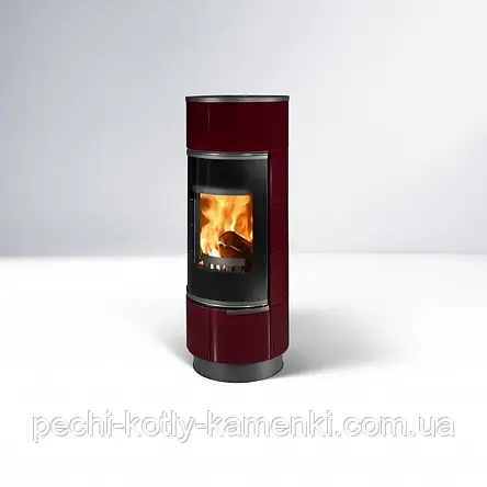 Піч-камін на дровах Thorma Atika ceramic bordo, фото 1
