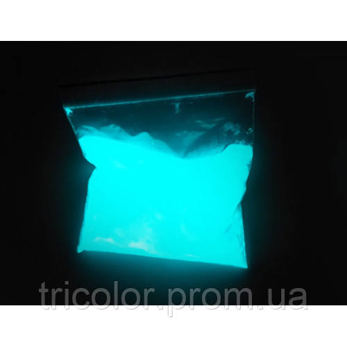 Люмінесцентний пігмент Люмінофор ТАТ 33 блакитний базовий (30 мікрон)