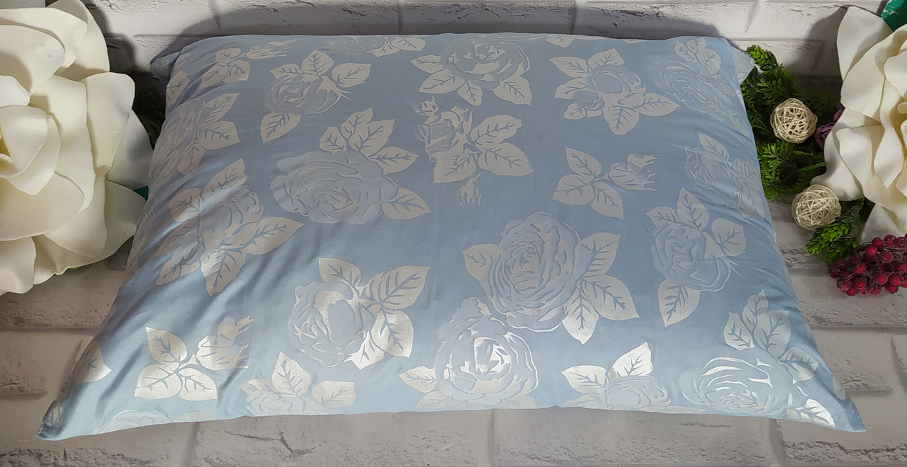 Подушка пухо — перова для сну розмір 50х70 см тканина бавовна Олексанро Х-557, фото 1