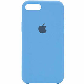 Чохол Silicone Case (AA) для Apple iPhone 7 plus / 8 plus (5.5") Блакитний / Cornflower