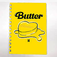 Блокнот Скетчбук k-pop Army BTS Butter (sk0059)