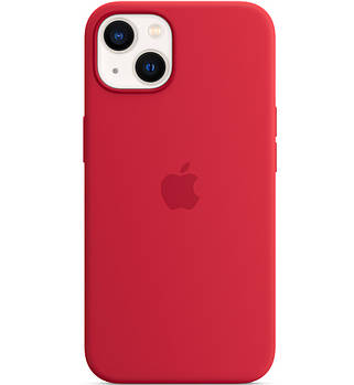 Силіконовий чохол-накладка Apple Silicone Case with MagSafe for iPhone 13, (PRODUCT)RED (MM2C3)