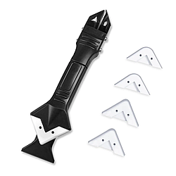 Силіконовий шпатель і скребок для герметика і силікону / Будівельний скребок для обробки швів