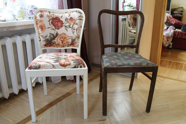 Перетяжка стульев или новая жизнь любимой мебели