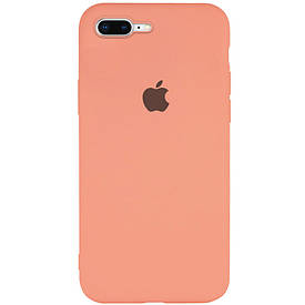 Чохол Silicone Case Slim Full Protective для Apple iPhone 7 plus / 8 plus (5.5") Ультратонкий, Рожевий / Peach