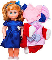 Лялька "Мілана" з комплектом одягу (осінь-зима 45см.) №В201