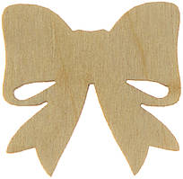 Бантик 2,3х3см фанера