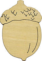 Жолудь 7х5см фанера(5)