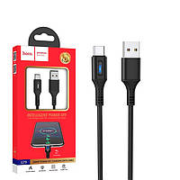 USB кабель Hoco U79 Admirable Smart Power Type-C Black 1.2m