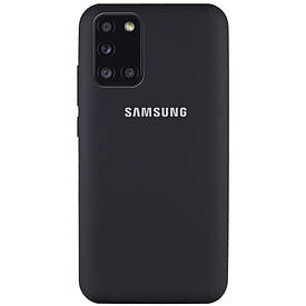 Чохол Silicone Cover Full Protective (AA) для Samsung Galaxy A31 Чорний / Black