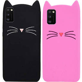 Силіконова накладка 3D Cat для Samsung Galaxy A41