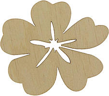 Квітка "Барвінок" 6х6см фанера(5)