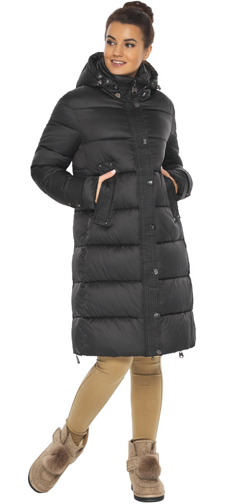 Практична куртка жіночий колір чорний модель 47150 р., фото 1
