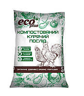 Компостированный куриный помет Eco plus, 6 л, Peatfield (Питфилд)