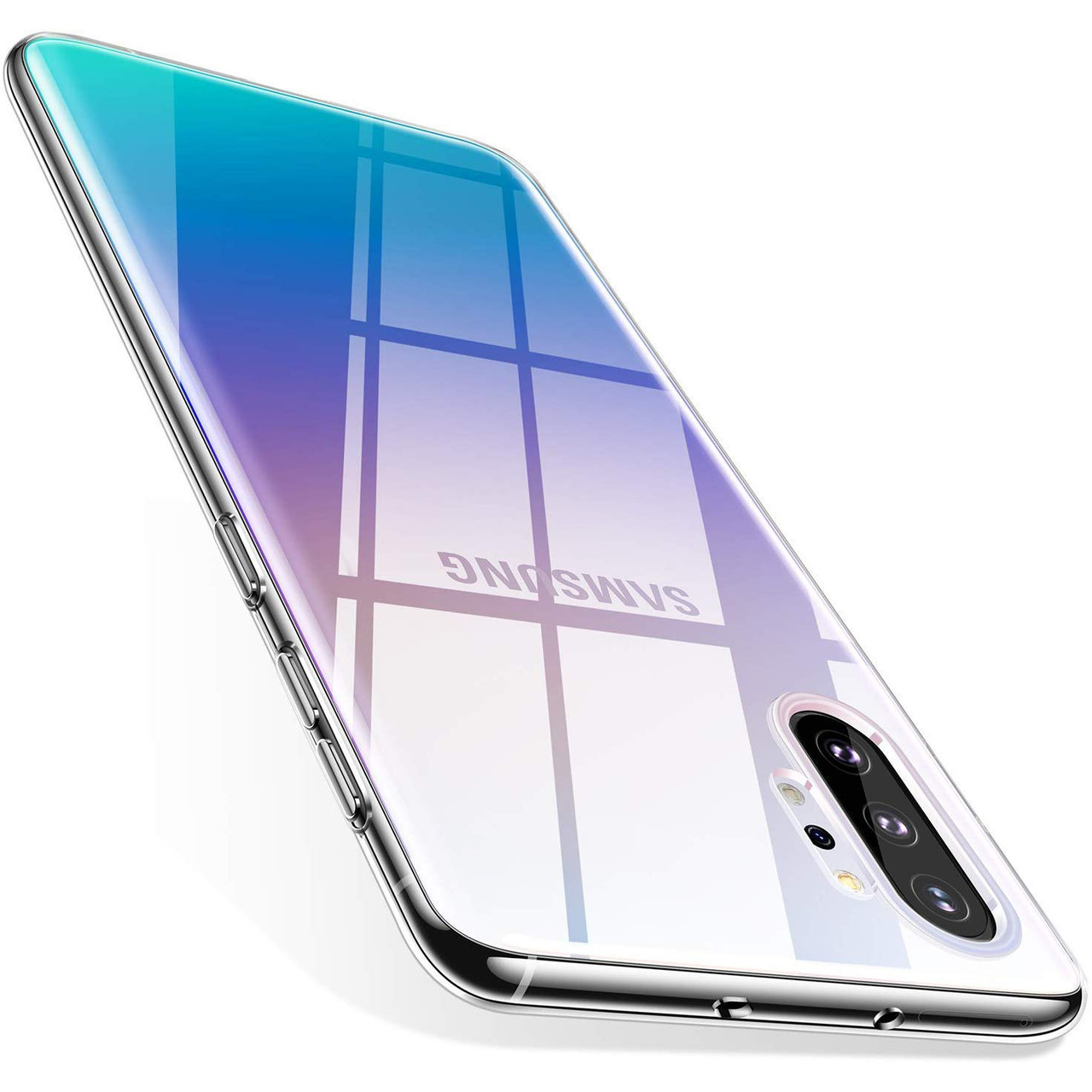 TPU чехол Epic Transparent 1,0 mm для Samsung Galaxy Note 10 Plus