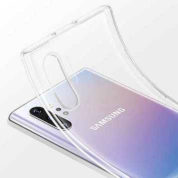 TPU чехол Epic Transparent 1,0 mm для Samsung Galaxy Note 10 Plus, фото 2