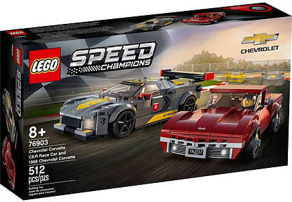 Конструктор LEGO Speed Champions Chevrolet Corvette C.R Race Car and Chevrolet Corvette (76903)