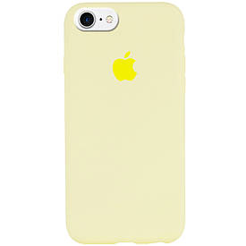 Чохол Silicone Case Full Protective (AA) для Apple iPhone 7 / 8 / SE (2020) (4.7") Жовтий / Mellow Yellow