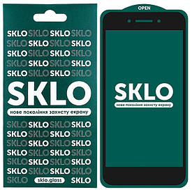 Захисне скло SKLO 5D (full glue) для Oppo A71