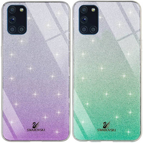 TPU+Glass чохол Swarovski для Samsung Galaxy A31, фото 2