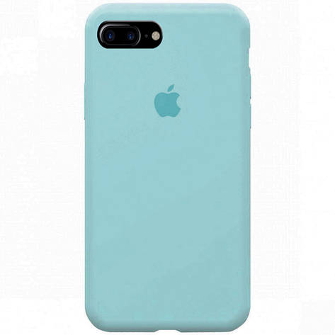 Чохол Silicone Case Full Protective (AA) для Apple iPhone 7 plus / 8 plus (5.5") Бірюзовий / Turquoise, фото 2