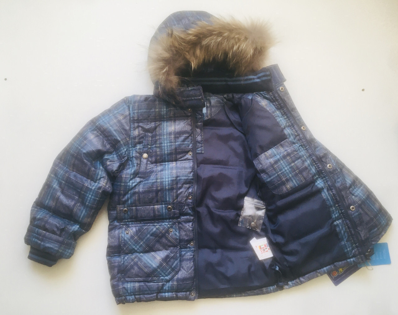 Курточка зимняя для мальчика пух - фото 3 - id-p325691520