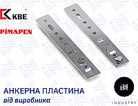 АНКЕРНАЯ ПЛАСТИНА с неповоротным узлом, 34*160*26 мм, для КВЕ, PimaPen толщ0.9-1.5 мм.ОПТ, от 1000шт