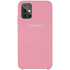 Чохол Silicone Cover (AAA) для Samsung Galaxy A51 Рожевий / Light pink