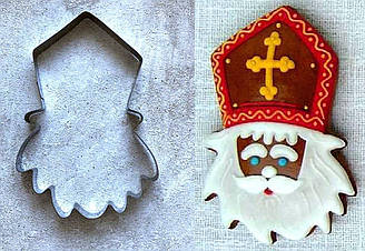 Вирубка для пряника Св. Микола 2, 12,5 см