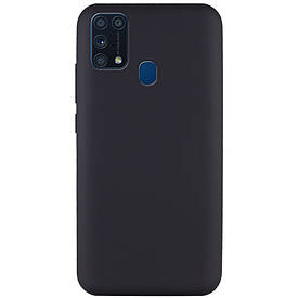 Чохол Silicone Cover Full without Logo (A) для Samsung Galaxy M31 Чорний / Black