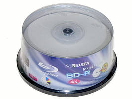 BD-R 4х 25Gb SL Ridata штир(30)printable