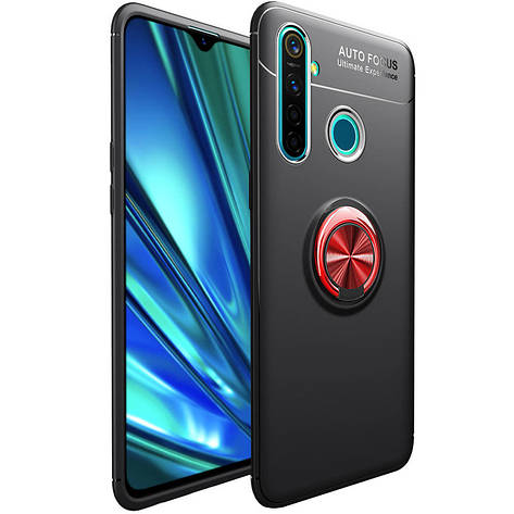 TPU чехол Deen ColorRing під магнітний тримач (opp) для Realme 5 / Realme 6i, фото 2