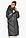 Куртка графітова стильна жіноча модель 52410 р - 40, фото 4