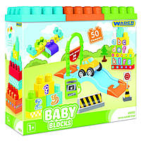 Мої перші кубики "Baby Blocks" 50шт,в кор-ці №41450/Тигрес/