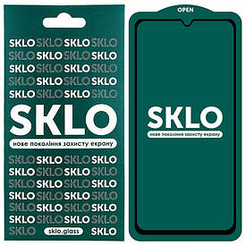 Захисне скло SKLO 5D (full glue) для Samsung Galaxy A41