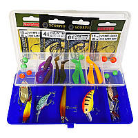 Снасть на хижака. Набір для лову хижої риби в компактній коробці