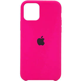 Уцінка Чохол Silicone Case (AA) для Apple iPhone 11 (6.1") Естетичний дефект / Рожевий / Barbie pink