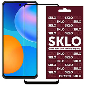 Захисне скло SKLO 3D (full glue) для Huawei P Smart (2021)