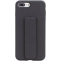 Чехол Silicone Case Hand Holder для Apple iPhone 7 plus / 8 plus (5.5") Черный / Black