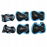 Комплект захисний SportVida SV-KY0005-M Size M Blue/Black, фото 2
