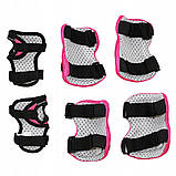 Комплект захисний SportVida SV-KY0006-L Size L Black/Pink, фото 2