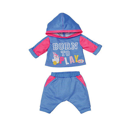 Набір одягу для ляльки BABY BORN - СПОРТИВНИЙ КОСТЮМ ДЛЯ БІГУ (на 43 cm, блакитний)