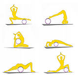 Колесо для йоги та фітнесу 4FIZJO Dharma XXL Yellow 4FJ0131, фото 4