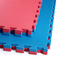 Мат-пазл (ластівчин хвіст) 4FIZJO Mat Puzzle EVA 100 x 100 x 4 см 4FJ0169 Blue/Red